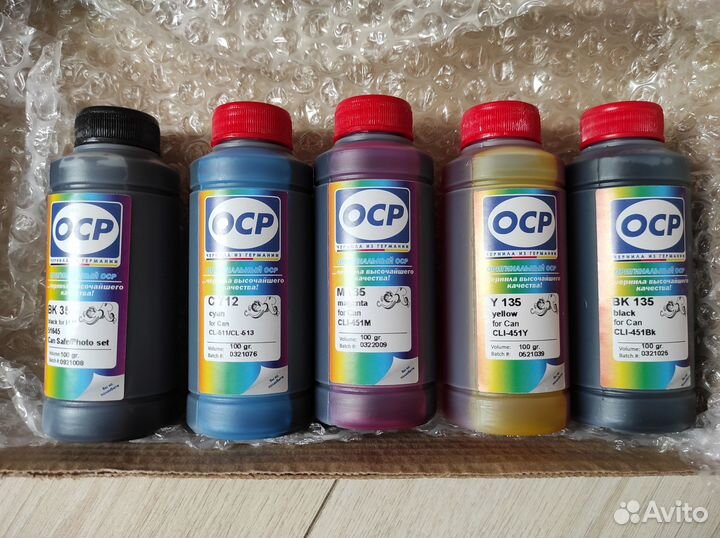 Комплект чернил OCP для Canon 5 цветов