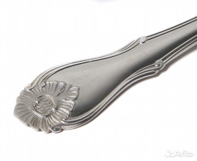 Цельносеребряные рыбные вилки и ножи, 12 предметов