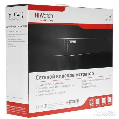 DS-N308/2P(C) 8-канальный IP-регистратор HiWatch