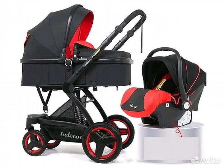 Коляска 3 в 1 Belecoo X6