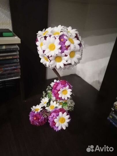 Искусственное цветочное дерево, на подарок