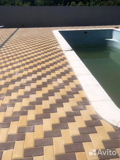 Тротуарная плитка сухопрессованная