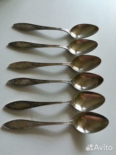 Бронь Ложки столовые мельхиор ссср+кофейные пары
