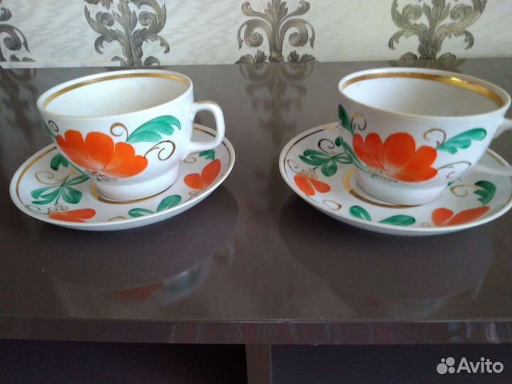 Чайные пары лфз СССР Вербилки и прочее