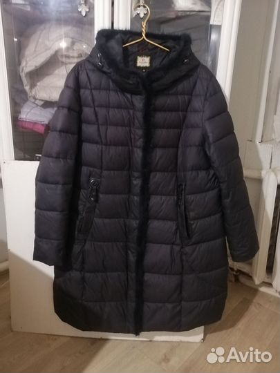 Пуховик женский зимний 56-58 размер