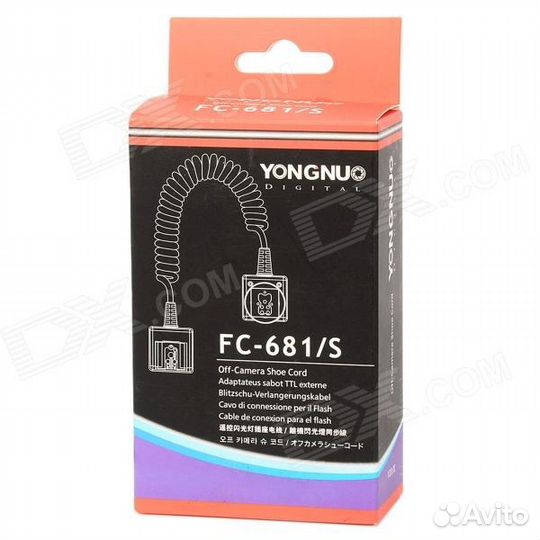 TTL-синхрокабель Yongnuo FC-681/S и FC-682/S