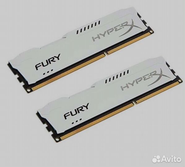 Оперативная память Fury-Hyper DDR3 1600* 2x8 гб