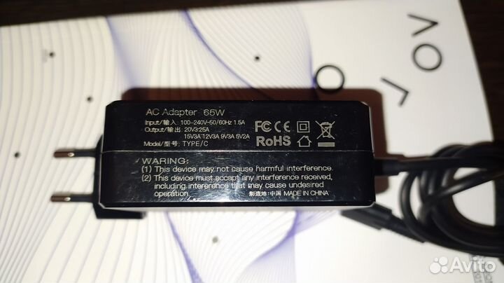 Зарядка type-c для ноутбука xiaomi