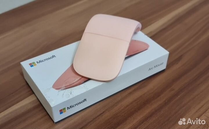 Беспроводная мышь microsoft arc mouse soft pink