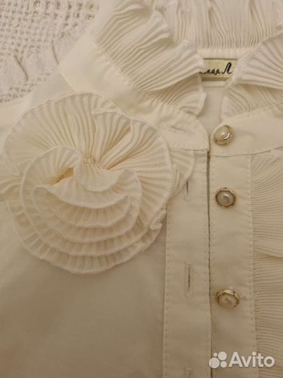 Блузка школьная маленькая леди 128