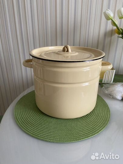 Кастрюли эмалированные 9л, 5л, 3л