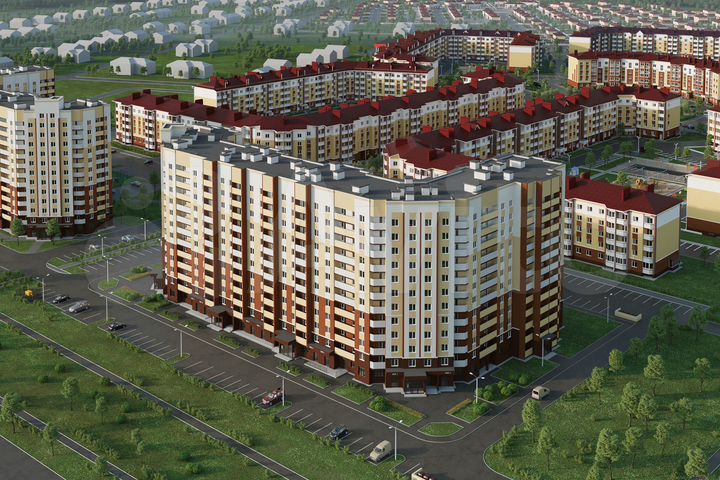 1-к. квартира, 44,5 м², 12/12 эт.