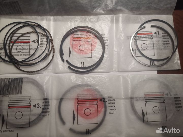 Комплект поршневых колец Renault