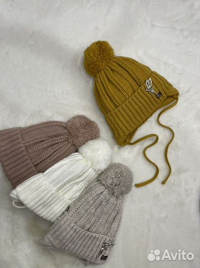 Детские шапочки зима 44-48