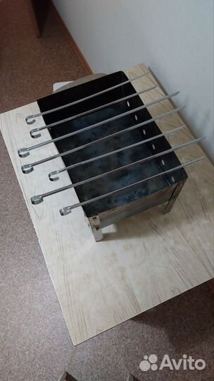 Разборный мангал с шампурами