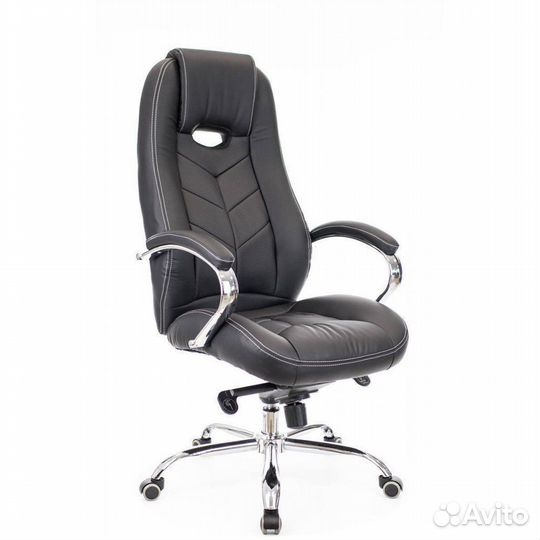 Кресло офисное EverProf Drift M Кожа Черный