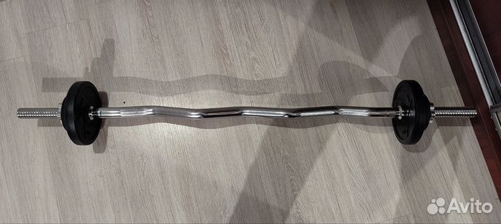 Штанга стальная изогнутая 