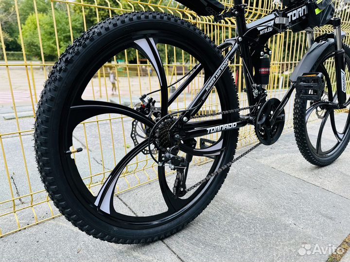 Велосипед складная рама 26R (черный)