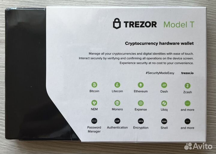 Trezor Model T холодный критокошелек