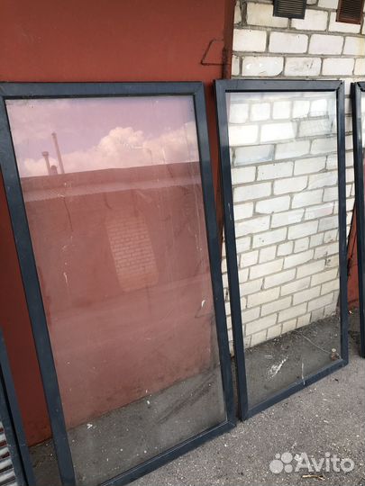 Раздвижные алюминиевые окна бу