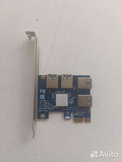 Разветвитель для майнинга PCI-e to 4 USB