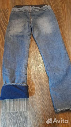 Джинсы утепленные