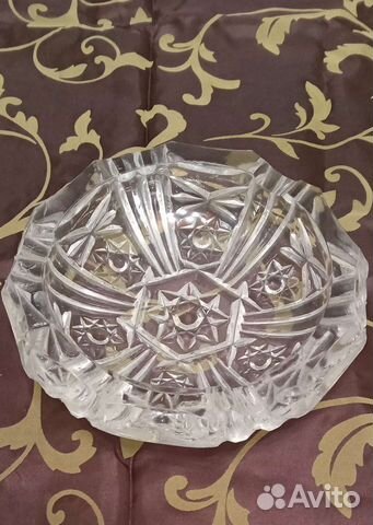 Хрустальная пепельница