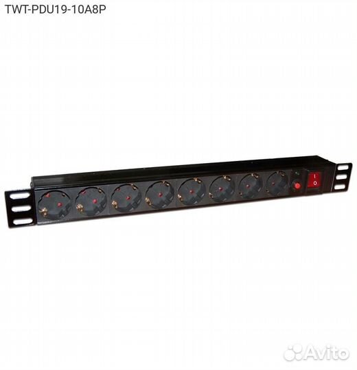Блок розеток lanmaster TWT-PDU19, 1U, TWT-PDU19-10