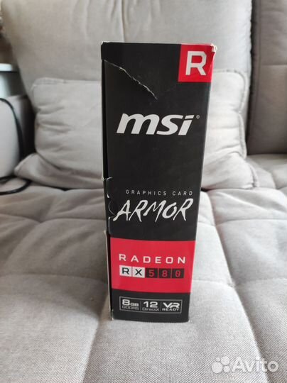 Коробка от MSI Armor RX 580 8Gb