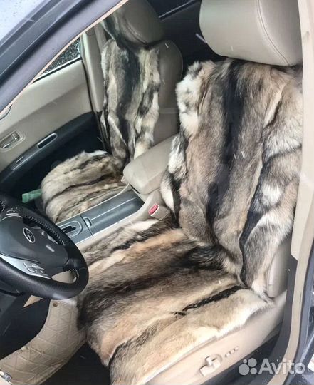 Меховые накидки из натурального волка