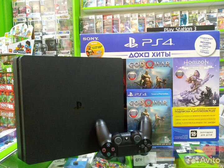 Sony PS4 Slim 1tb б.у