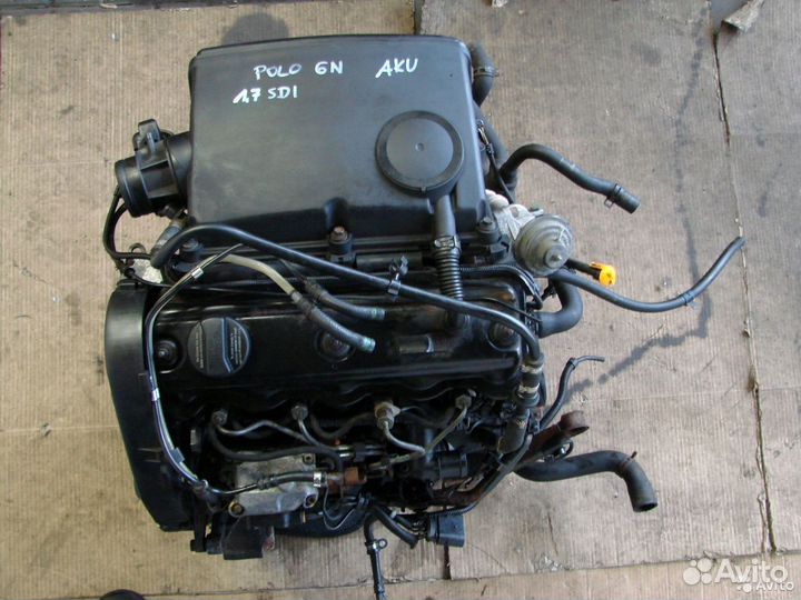 Двигатель Volkswagen Polo 1.7 л AKU