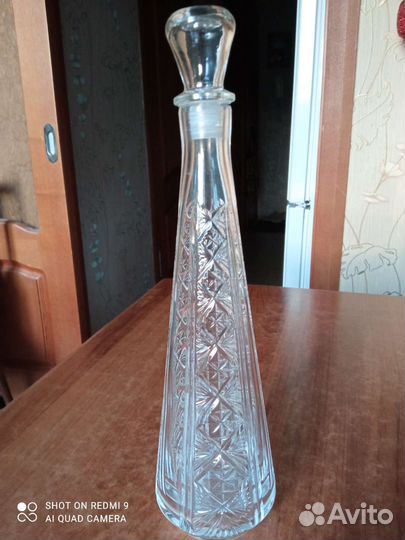 Графин хрустальный СССР