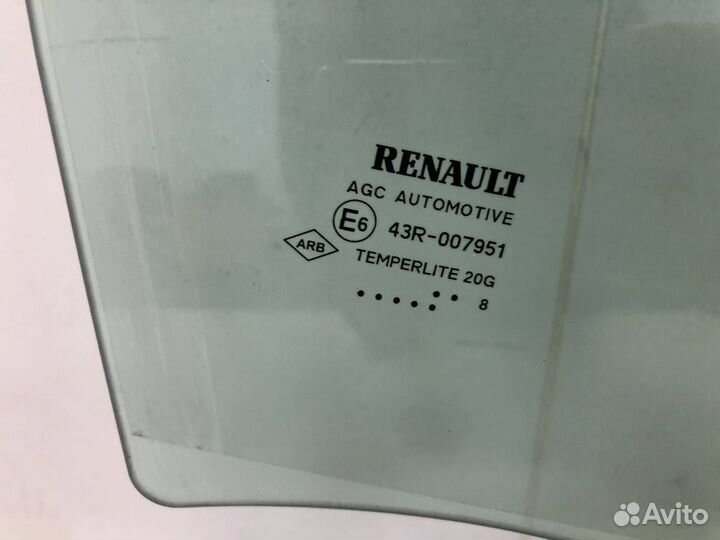 Стекло двери передней правой Renault Kaptur 2016