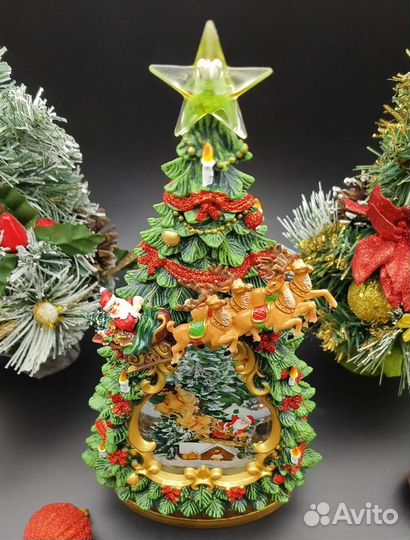 Фонарь музыкальный новогодний Елка