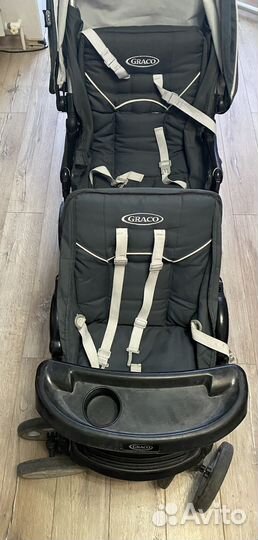 Коляска для погодок двойни