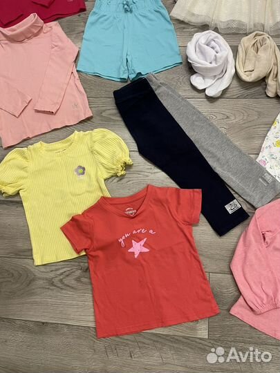 Детская одежда для девочек пакетом 92