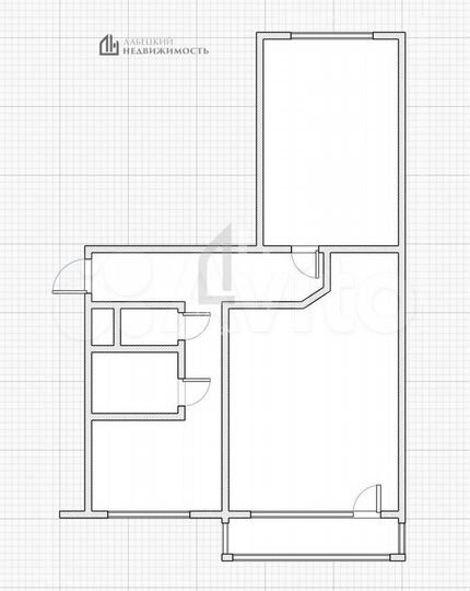 2-к. квартира, 44,7 м², 5/5 эт.