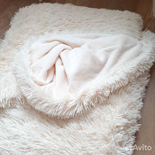Плед покрывало пушистая травка 220240