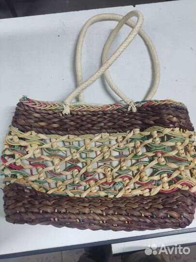 Сумка женская натуральная тростник
