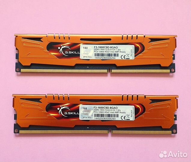 G.SKill Ares DDR3 8GB Kit 2x4GB 1600 MHz ддр3