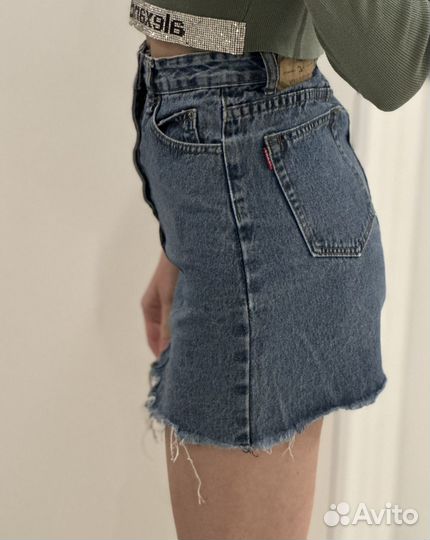 Юбка джинсовая
