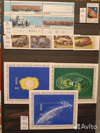 Почтовые марки. Чистые. Разная тематика