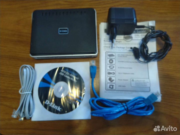 Маршрутизатор D-Link DSL-2520U