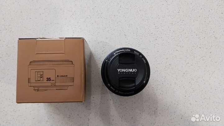 Объектив yongnuo Canon EF 35mm f/2