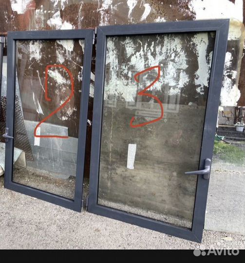 Алюминиевые окна бу