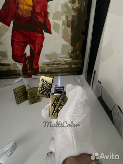 Зажигалка автогенная в стиле Zippo M-16 Новая