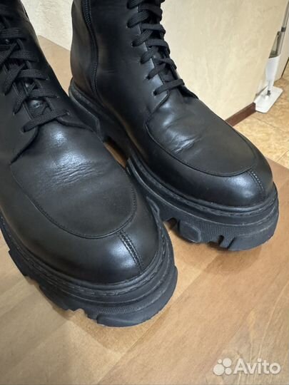 Ботинки демисезонные натуральная кожа 40