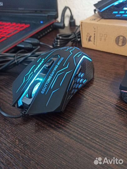 Игровая мышь Forka с тихими кликами с подсветкой