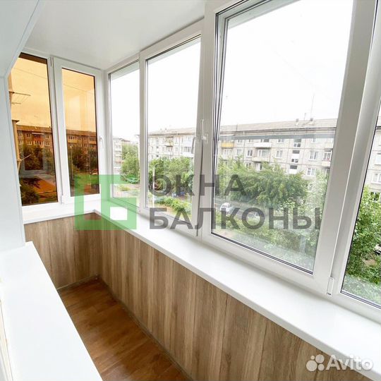 Отделка балконов